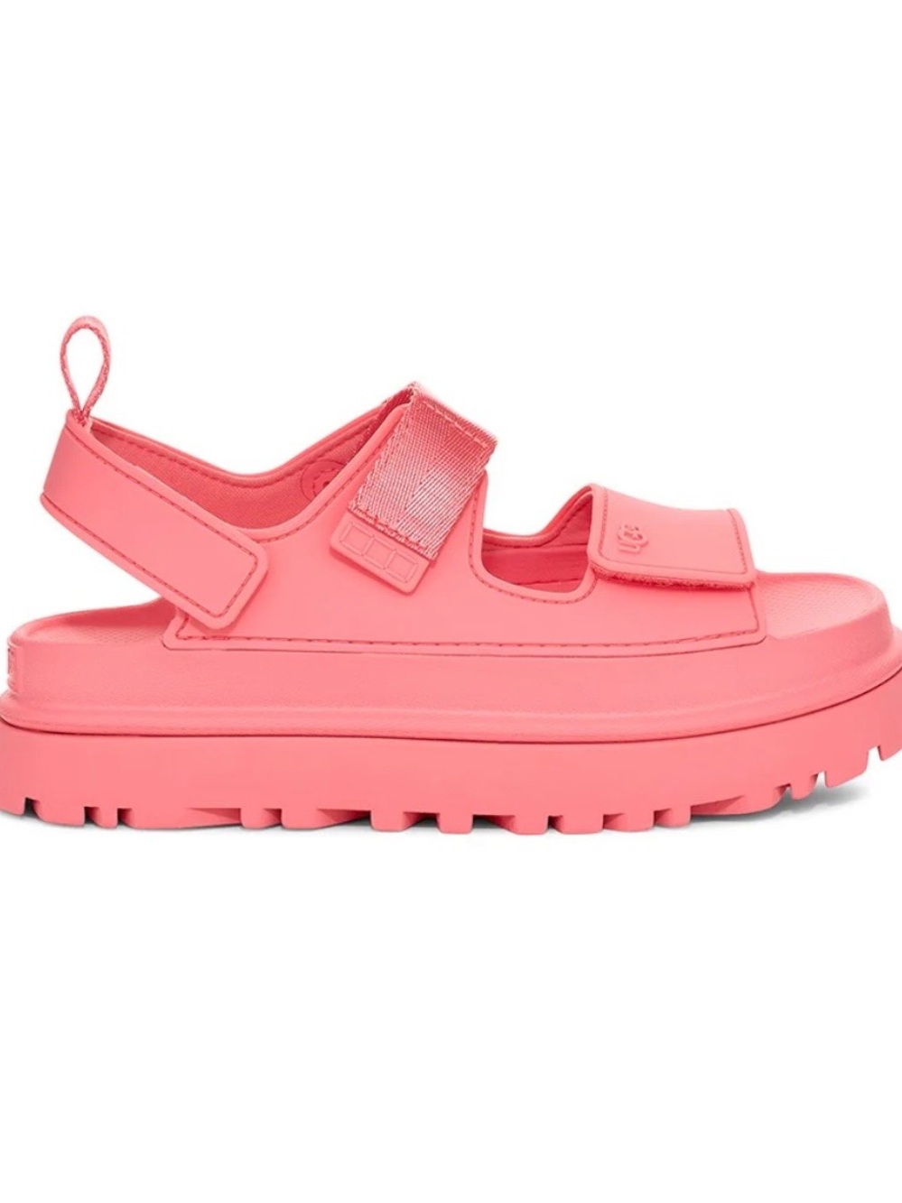 Coral Pink Women's Platform Sport Sandal